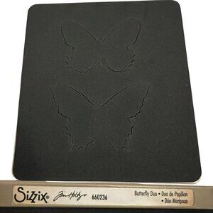 Sizzix Tim Holtz Bigz Die & Texture Fades - Butterfly Duo #660236 Die Only